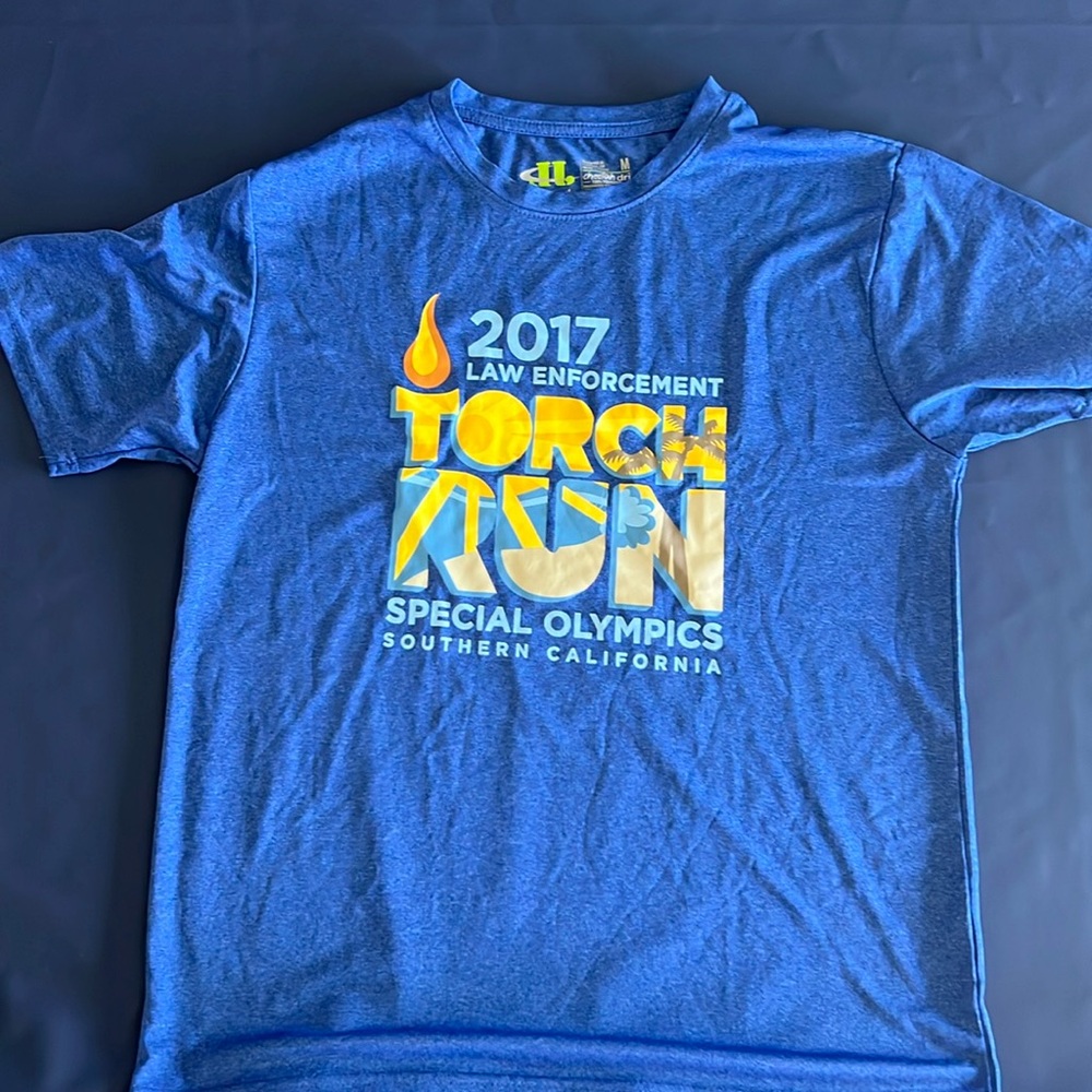 Special Olympics race shirt